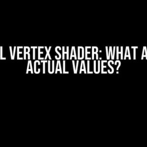 Spatial Vertex Shader: What are the Actual Values?