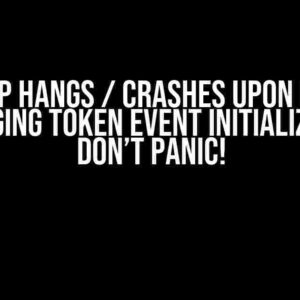 Unity App Hangs / Crashes upon Firebase Messaging Token Event Initialization? Don’t Panic!